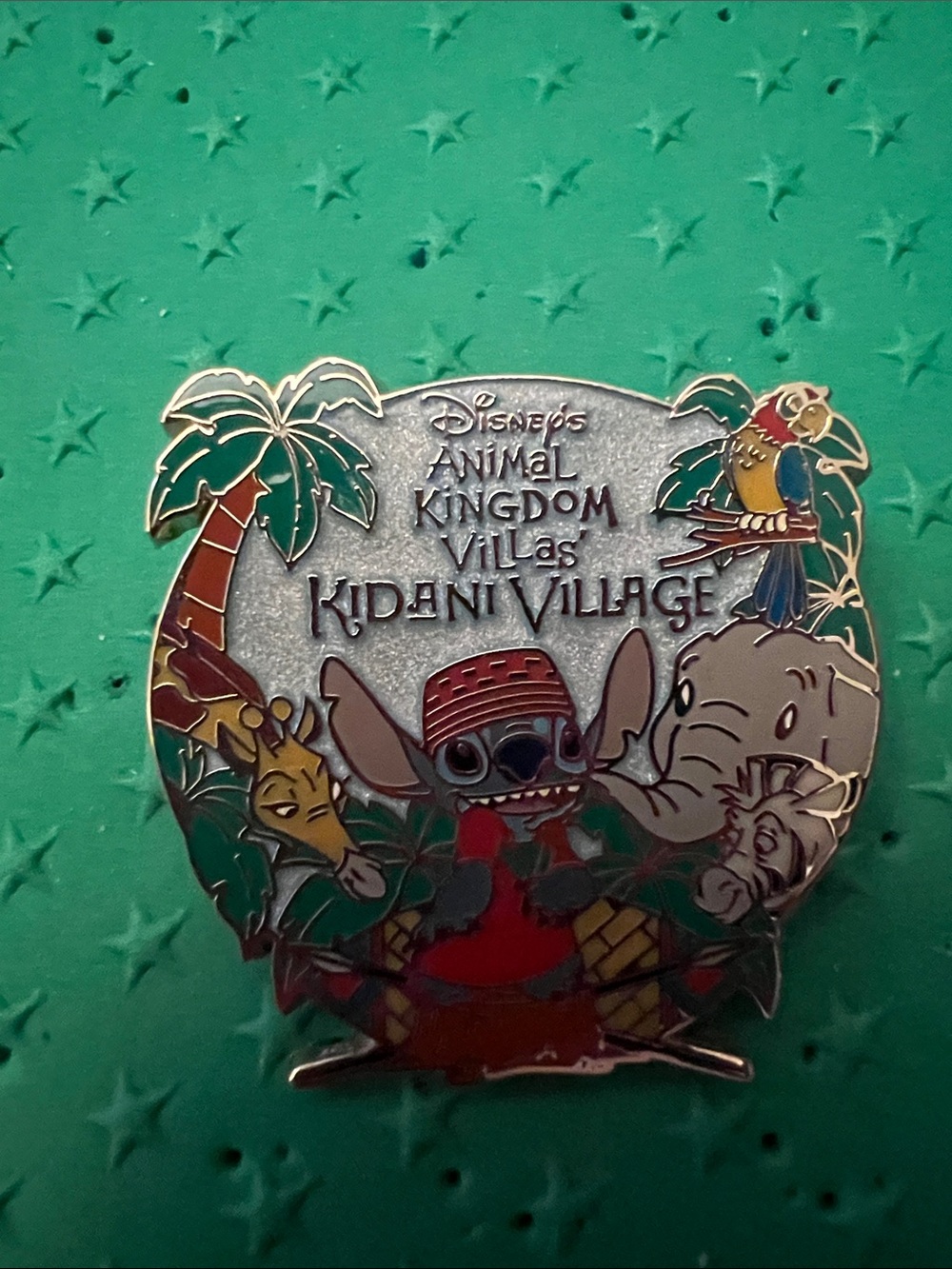 Disney Multicolor Animal Kingdom Villas Kidani Village Pin